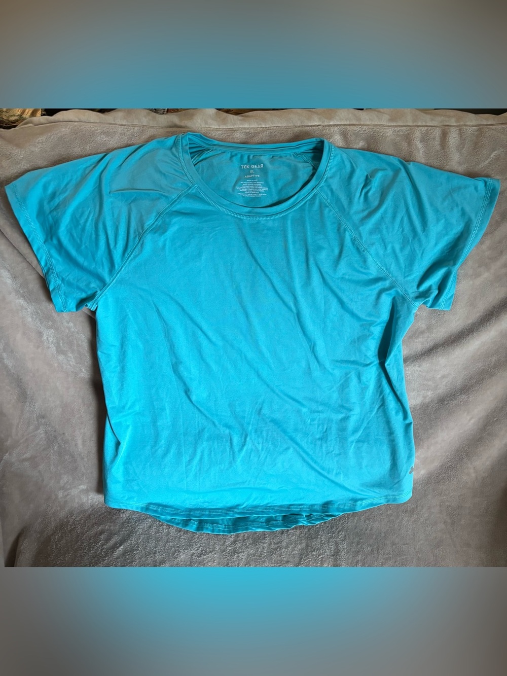 Tek Gear Aqua Performance Adaptive Crew Neck Tee Women’s XL Athletic